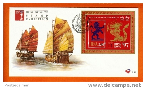 RSA, 1997, Mint First Day Cover Nr. 6-49, Hong Kong Exposition Block 53,  SACCnr(s) - FDC