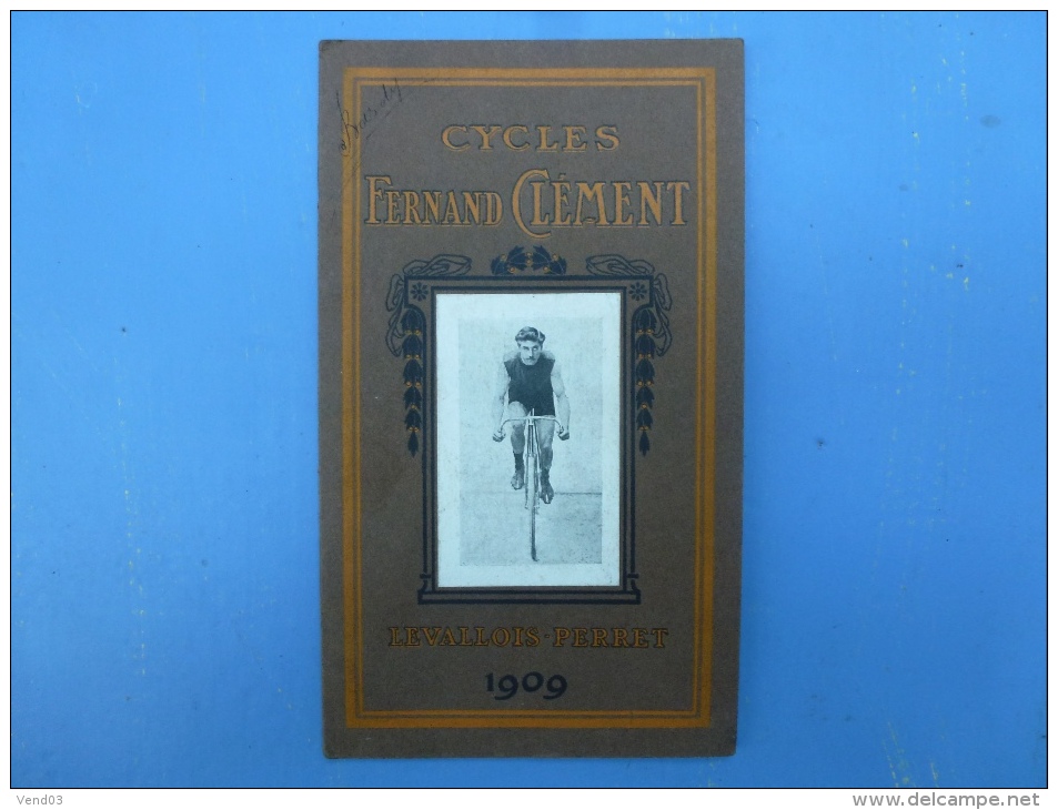 CYCLES FERNAND CLEMENT, LEVALLOIS PERRET, 1909 - Publicités