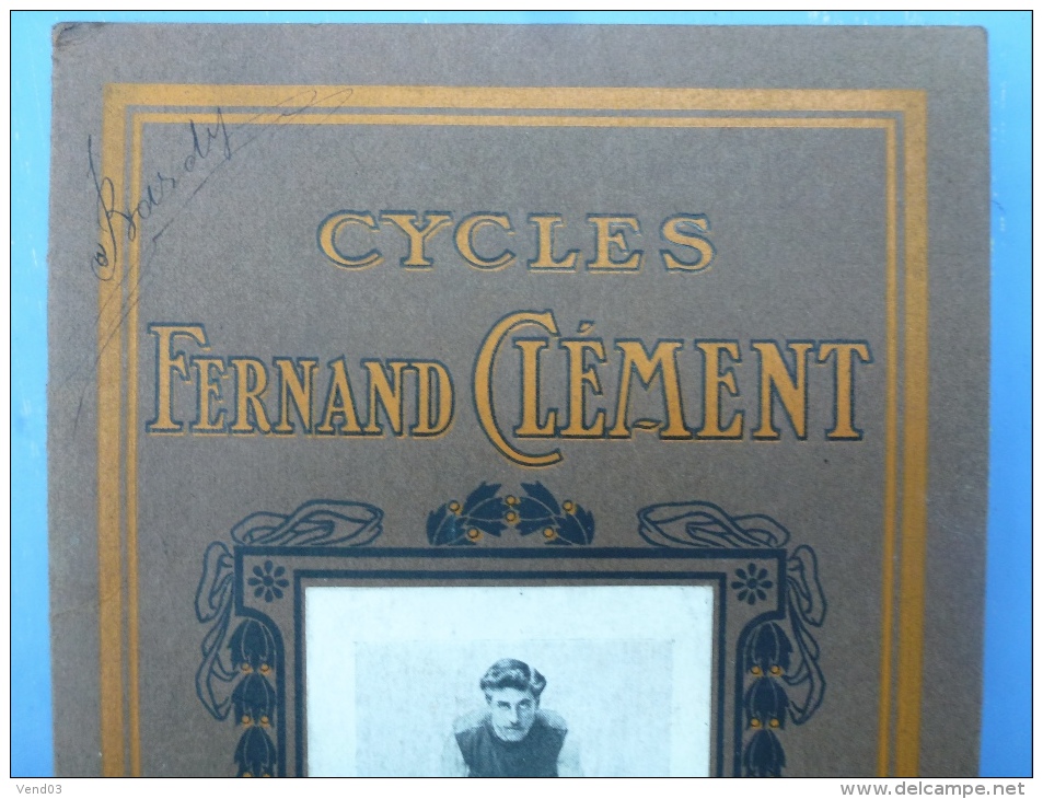 CYCLES FERNAND CLEMENT, LEVALLOIS PERRET, 1909 - Reclame