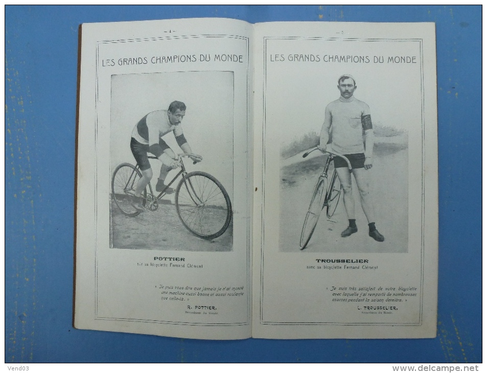 CYCLES FERNAND CLEMENT, LEVALLOIS PERRET, 1909