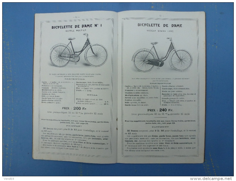 CYCLES FERNAND CLEMENT, LEVALLOIS PERRET, 1909