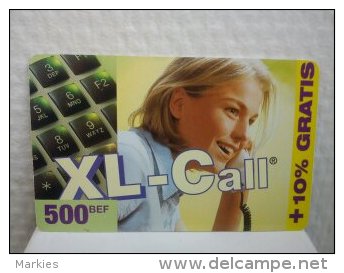 Xl-Call Women 500 Bef + 10 % Used Rare - [2] Prepaid & Refill Cards