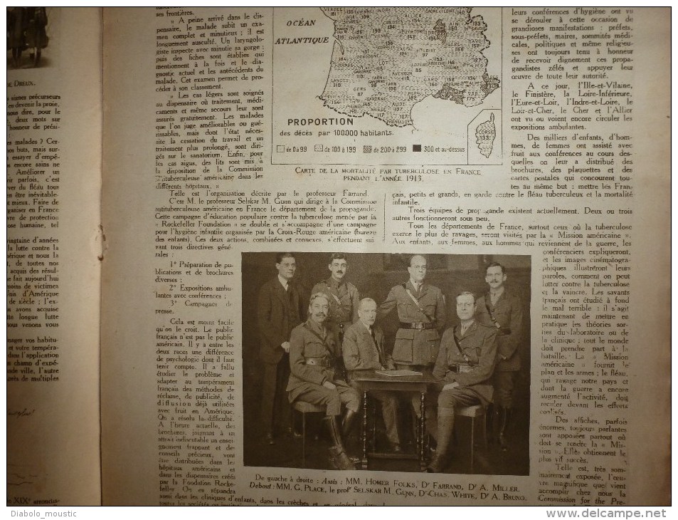 1919 LPDF: Belgique;Retour en France;Nierstein;Oppenheim;Tuberculose;CONTANTINOPLE (Istanbul);Italiens à Kustendil; USA