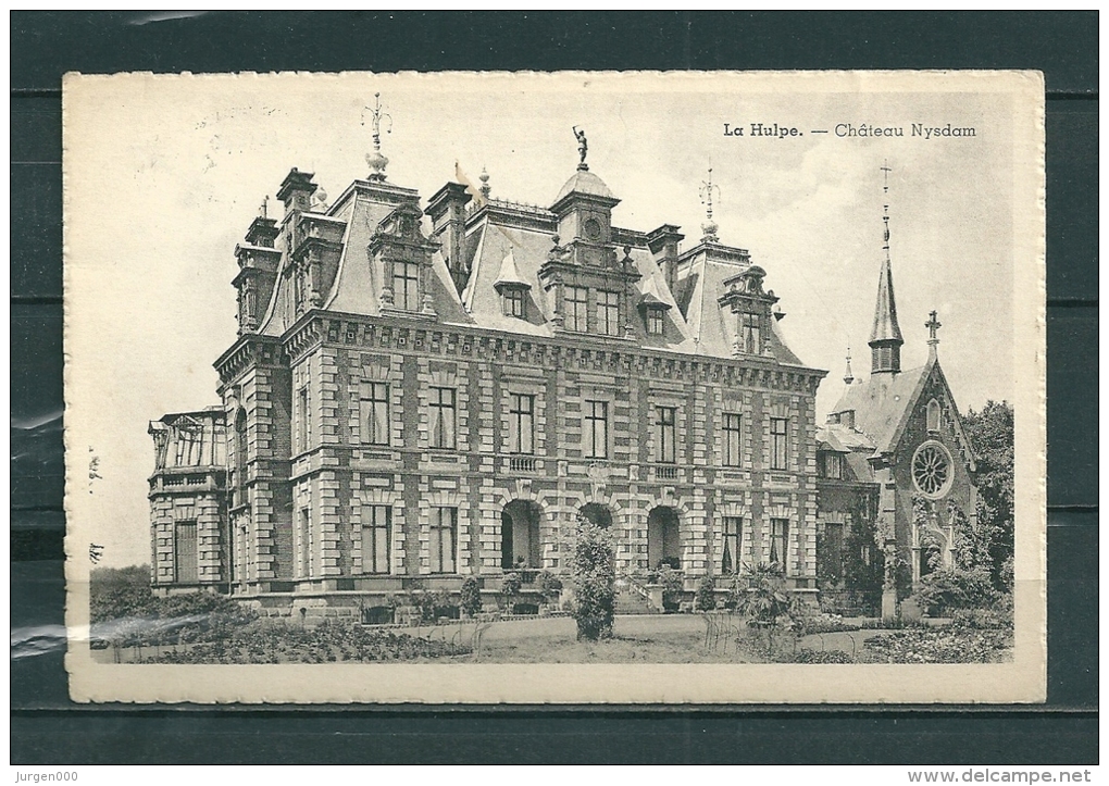 LA HULPE: Chateau Nysdam, Gelopen Postkaart (GA17433) - La Hulpe
