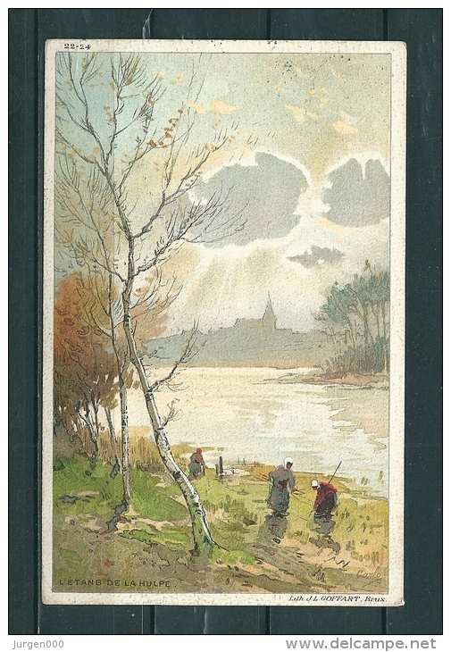 LA HULPE: L'Etang, Gelopen Postkaart 1913 (GA17434) - La Hulpe