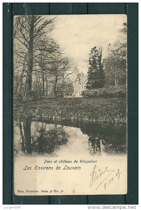 WESPELAER: Parc Et Chateau, Gelopen Postkaart  (GA17631) - Haacht