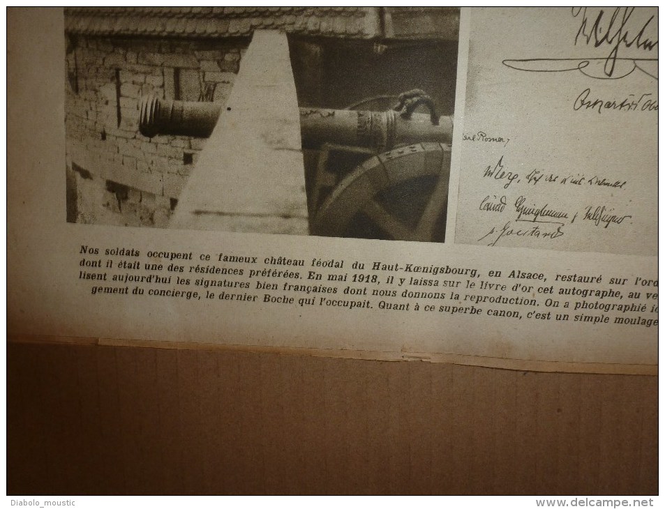 1919 LPDF: Plan des chutes bombes Zeppelins et Gothas à PARIS; Inondations;Enfants de Strasbourg;Carnet d'un HUSSARD