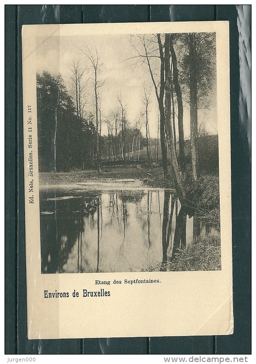 ST GENESE RHODE: Etang Des Septfontaines, Niet Gelopen Postkaart (GA18707) - St-Genesius-Rode