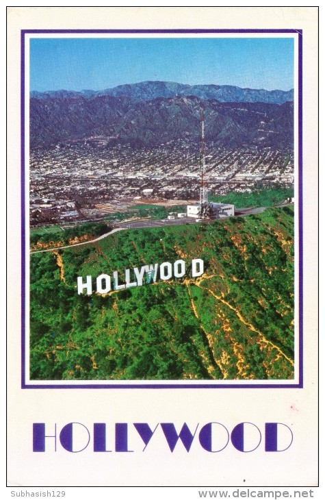 UNITED STATES OF AMERICA PICTURE POST CARD - HOLLYWOOD - San Jose