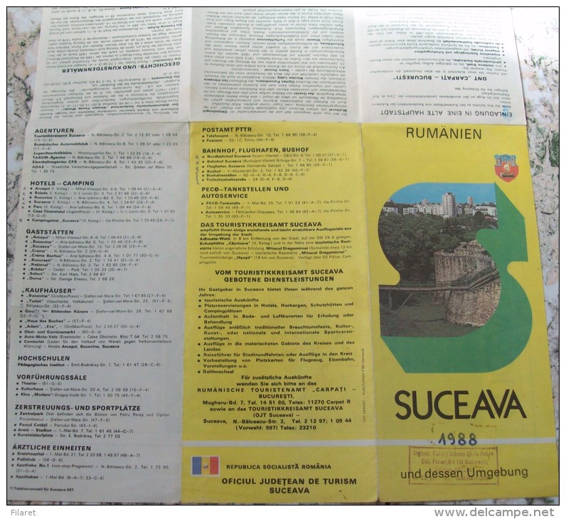 ROMANIA-SUCEAVA CITY PLAN - Autres & Non Classés