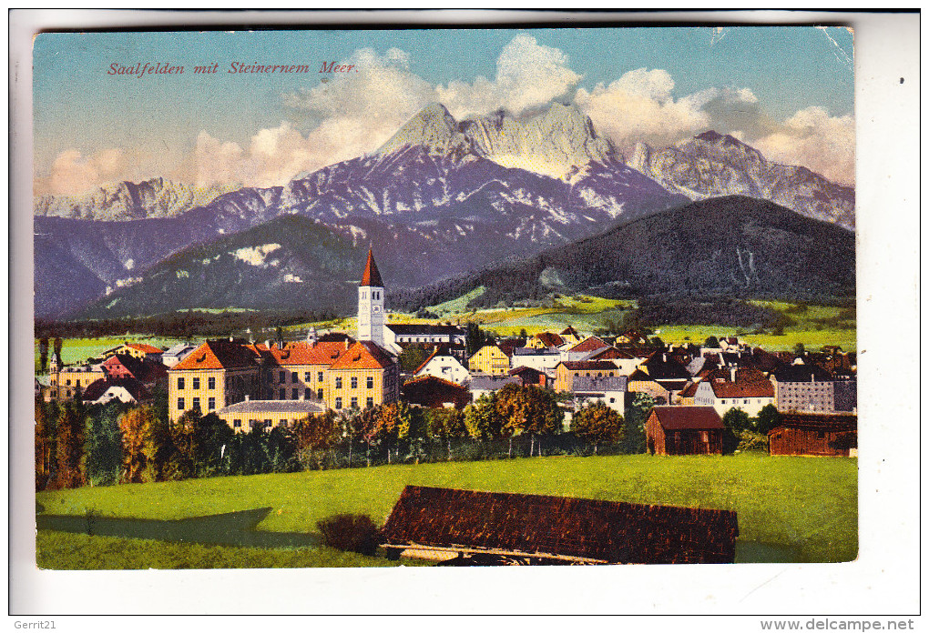 A 5760 SAALFELDEN, Panoramaa, Photochromie-Karte - Saalfelden