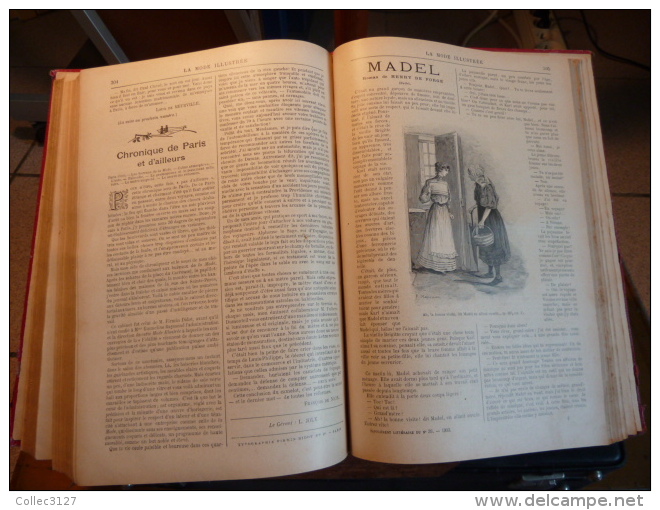 La Mode Illustée - Supplément Littéraire 1901 - Relié - 416 Pages - 1901-1940