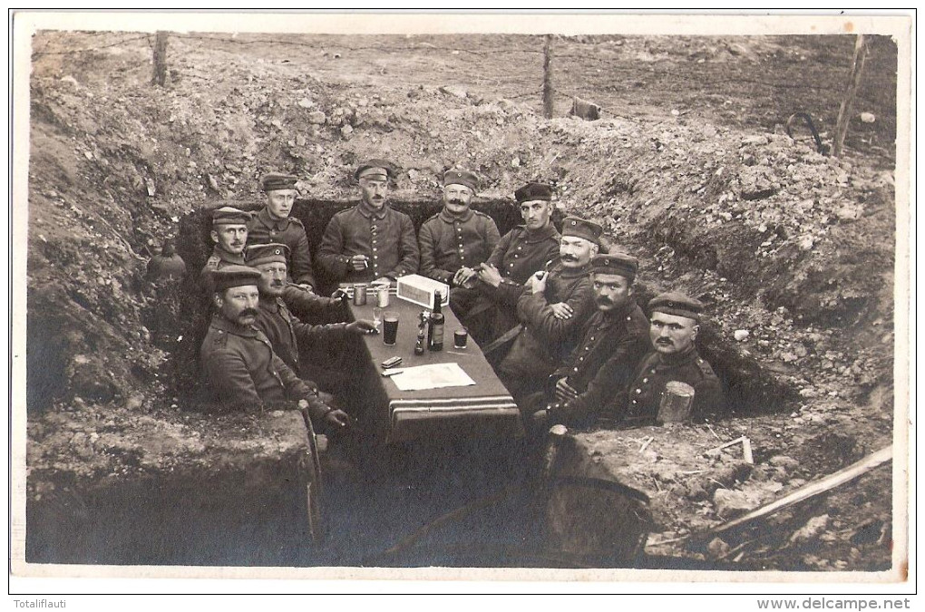 Baranawitschi 24.4.1916 Ostern Kompanie Im Stellungsgraben Ungelaufen TOP-Erhaltung - Weißrussland