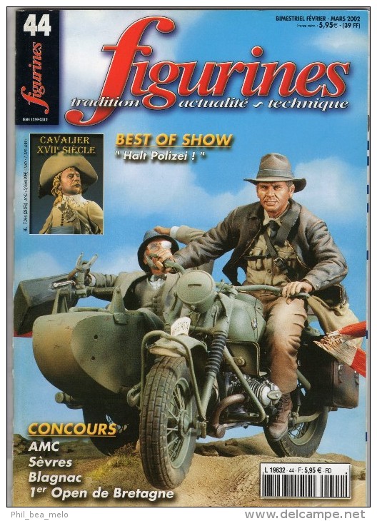 MAQUETTE - Magazine FIGURINES N° 44 Février-mars 2002 - Etat Excellent - France