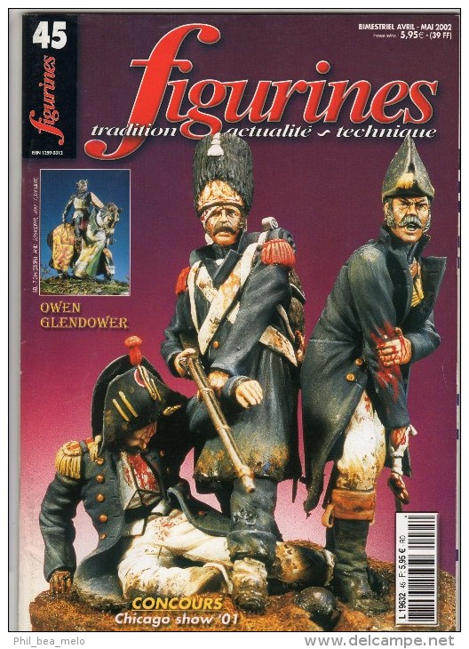 MAQUETTE - Magazine FIGURINES N° 45 Avril-mai 2002 - Etat Excellent - France