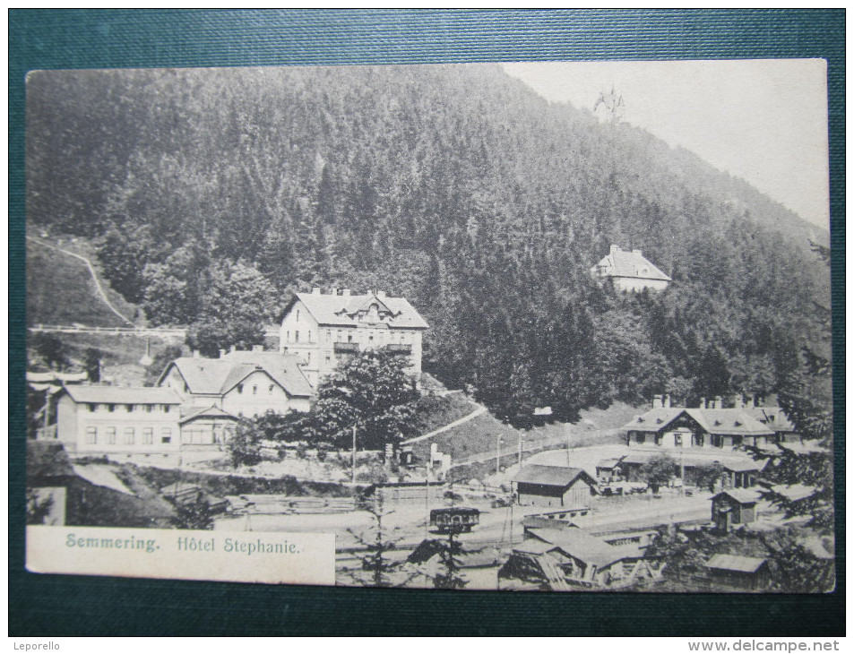 AK SEMMERING Bahnhof 1914  // U2400 - Semmering