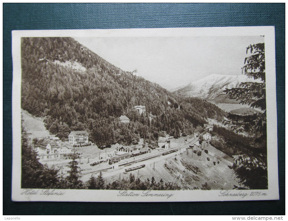 AK SEMMERING  Bahnhof 1926  // U2571 - Semmering