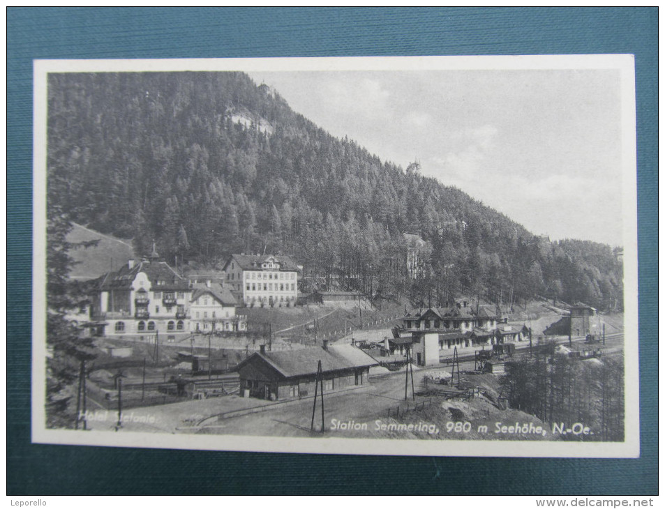 AK SEMMERING Bahnhof    // U2367 - Semmering