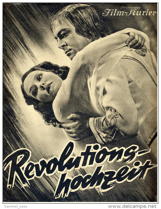 "Illustrierter Film-Kurier"  "Revolutions-Hochzeit" Mit Brigitte Horney , Paul Hartmann - Filmprogramm Nr. 2656 Von 1938 - Zeitschriften