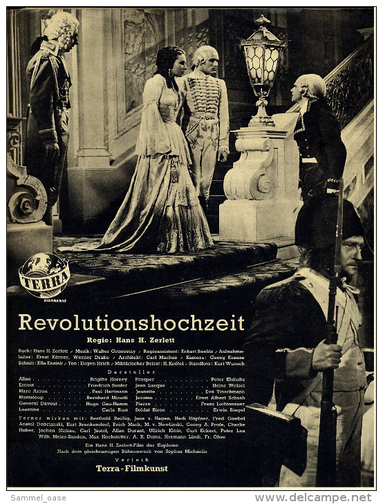 "Illustrierter Film-Kurier"  "Revolutions-Hochzeit" Mit Brigitte Horney , Paul Hartmann - Filmprogramm Nr. 2656 Von 1938 - Zeitschriften