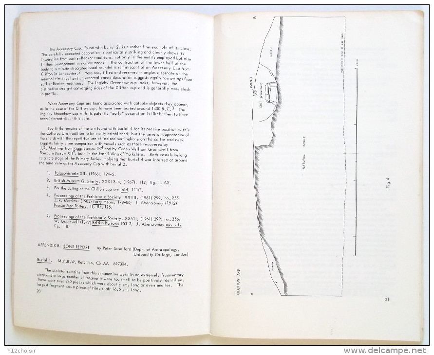 LIVRET 1970 THE RYEDALE HISTORIAN . RECHERCHES ARCHEOLOGIQUES . ARCHEOLOGIE . YORKSHIRE ANGLETERRE ROYAUME UNI . - Europe