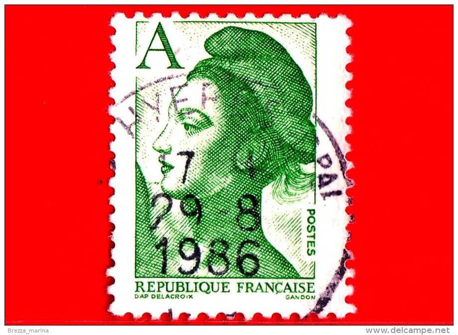 FRANCIA - 1986 - Usato - La Libertà Che Guida Il Popolo - Gandon - A - 1982-1990 Liberty Of Gandon