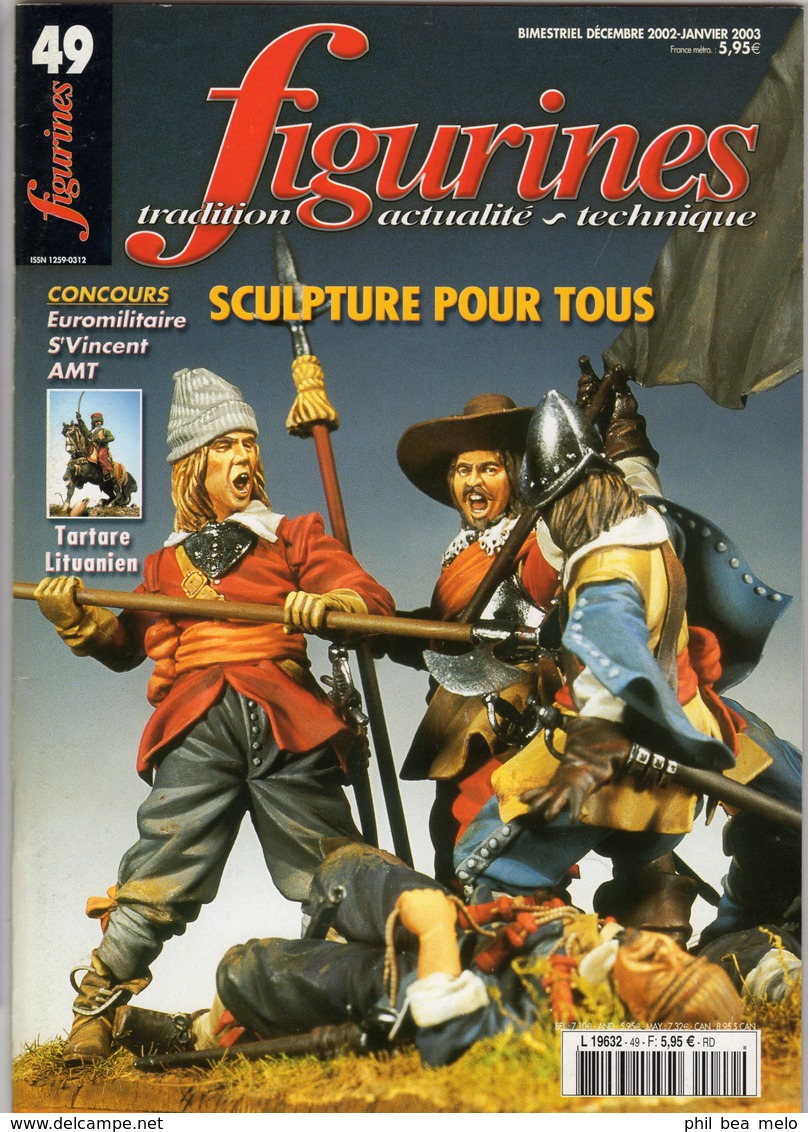 MAQUETTE - LOT 10 Magazines FIGURINES N° 48 - 49 - 52 - 56 - 78 - 79 - 84 - 85 - 89 - 93 - Voir Photos Et Description - France