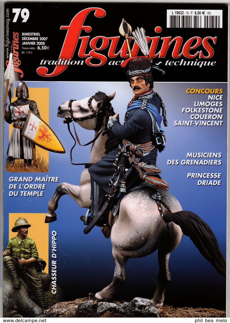 MAQUETTE - LOT 10 Magazines FIGURINES n° 48 - 49 - 52 - 56 - 78 - 79 - 84 - 85 - 89 - 93 - voir photos et description