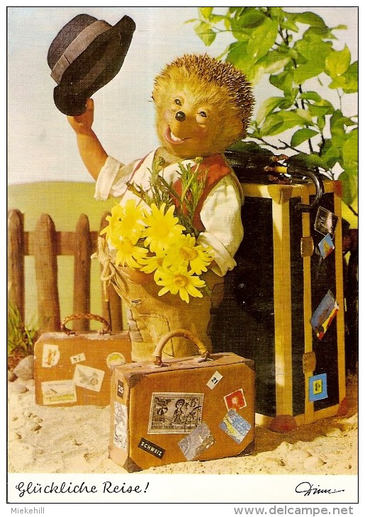 MECKI-GLÜCKLICHE REISE-HERISSON -HEDGEHOG -PUPPEN FILM DIEHL-PUPPET-HORZU - Mecki