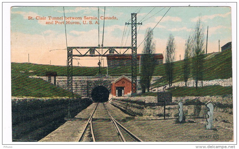 CAN-136    PORT HURON / SARNIA : St. Clair Tunnel - Sarnia