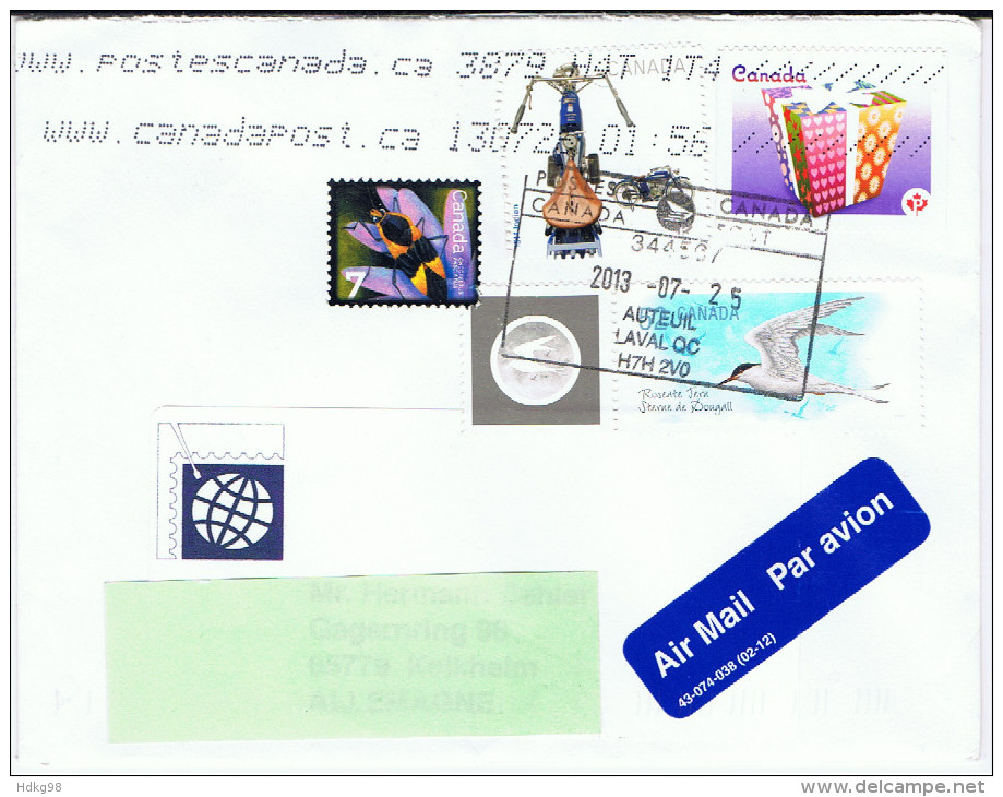 CDN+ Kanada 2008 2010 2011 Mi 2495 2666 2689 Brief - Covers & Documents