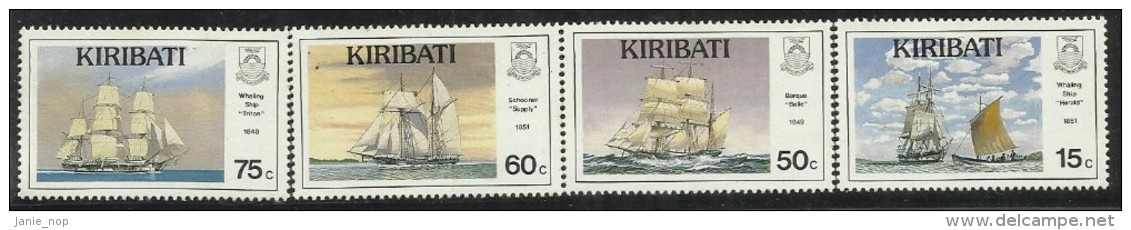 Kiribati 1990 Ships MNH - Kiribati (1979-...)