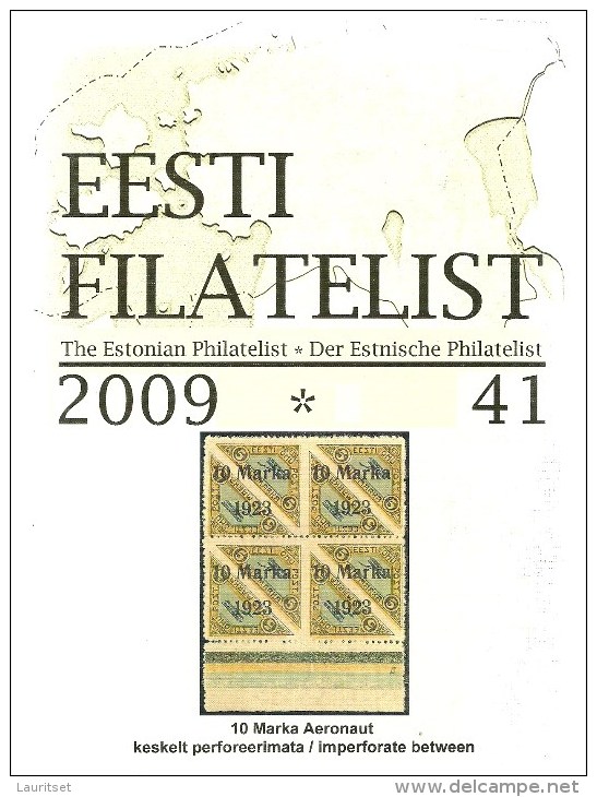 Magazin Zeitschrift EESTI FILATELIST 2009 - Altri & Non Classificati