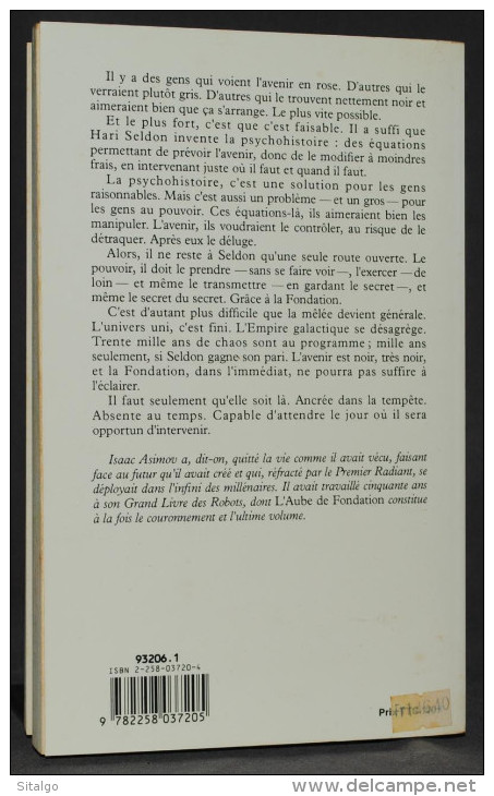 L'AUBE DE FONDATION - ASIMOV - SF - PRESSES DE LA CITÉ - Presses De La Cité