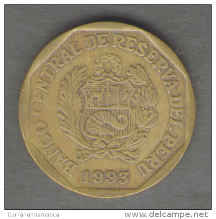 PERU 20 CENTIMOS 1993 - Perú