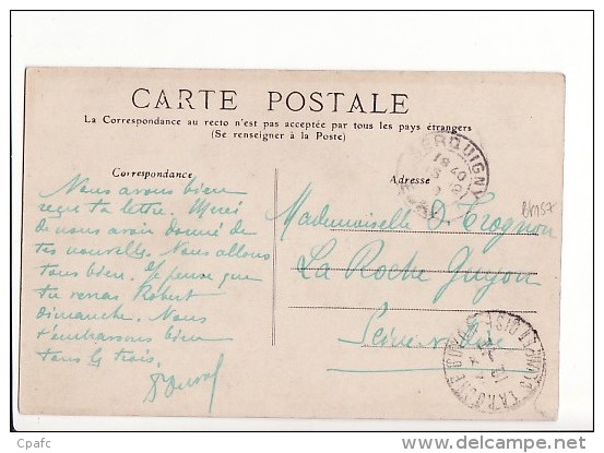 Carte 1910 SERQUIGNY / SUR LA CHARENTONNE (pêcheur) - Serquigny