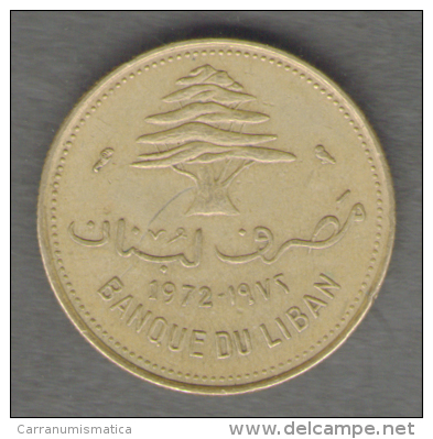 LIBANO 10 PIASTRES 1972 - Libanon