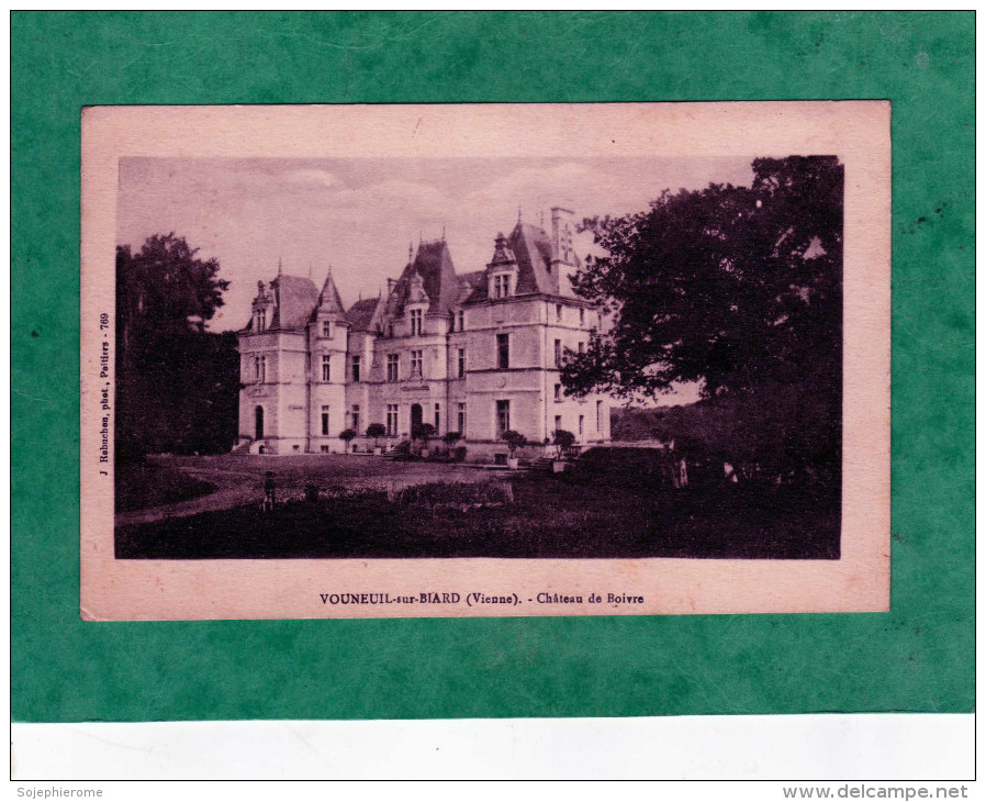 Vouneuil-sur-Biard (Vouneuil-sous-Biard) Château De Boivre - Vouneuil Sous Biard