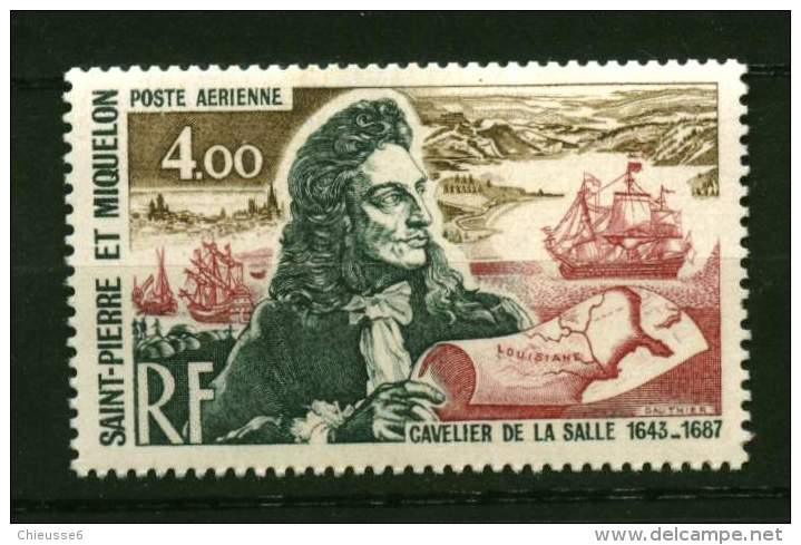 St Pierre Et Miquelon ** P.A. N° 56 -  Cavelier De La Salle - Ungebraucht