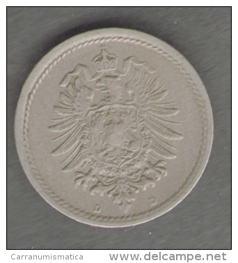 GERMANIA 5 PFENNIG 1875 - 5 Pfennig