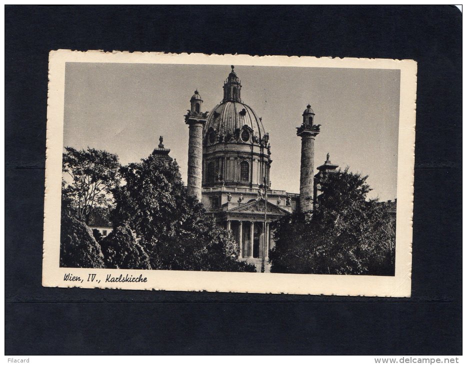 49062   Austria,  Wien IV.,  Karlskirche,  VG  1941 - Églises