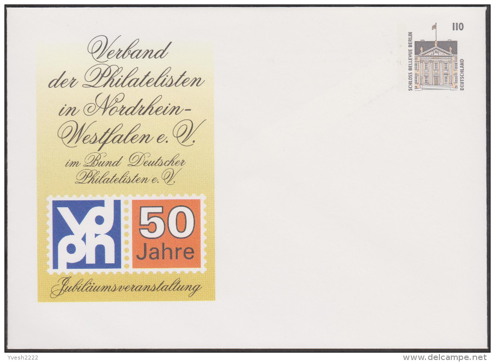 Allemagne 1999. Privatganzsache, Entier Postal Timbré Sur Commande. Verband Der Philatelisten Nordrhein-Westfalen - Privatumschläge - Ungebraucht