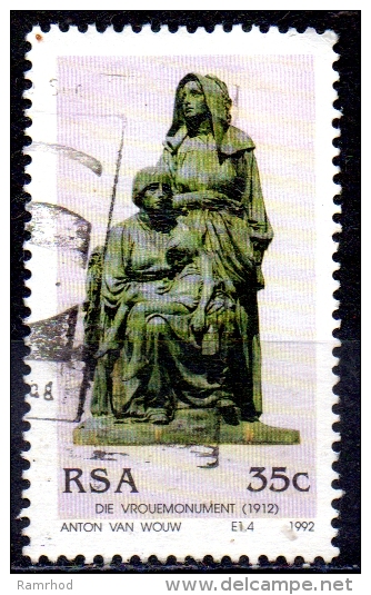 SOUTH AFRICA 1992 130th Birth Anniv Of Anton Van Wouw (sculptor) - 35c Women's Monument (Van Wouw)   FU - Usados