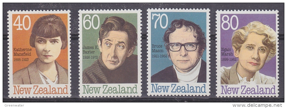 New Zealand 1989 Authors 4v ** Mnh (17144) - Ungebraucht