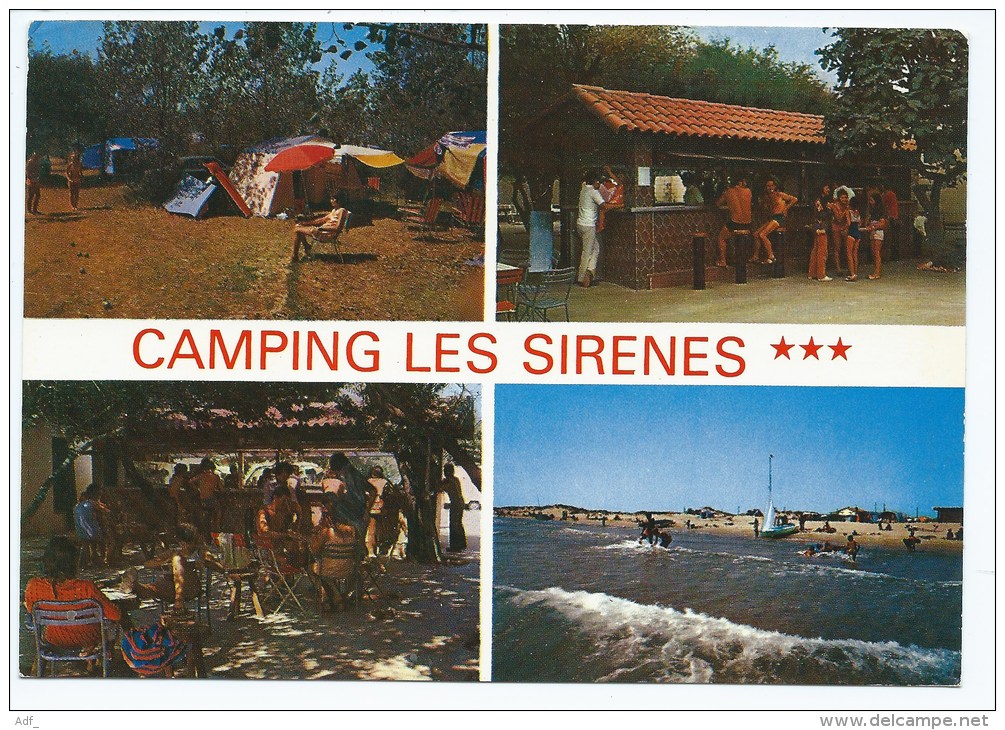 TA1@ CPSM MARSEILLAN PLAGE, CAMPING LES SIRENES, HERAULT 34 - Marseillan