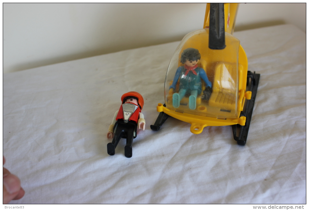 HELICOPTERE PLAYMOBIL AVEC 2 PERSONAGES - Playmobil