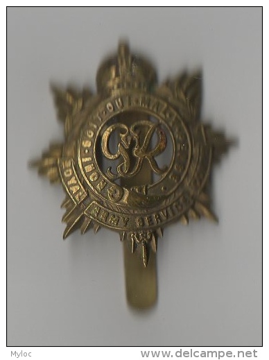 Badge. Royal Army Service Corps. WW2. Diamètre 35 Mm - Grande-Bretagne