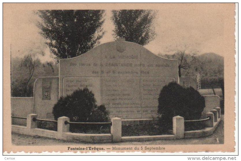 Fontaine L´Evêque: Monument Du 5 Septembre - Fontaine-l'Evêque