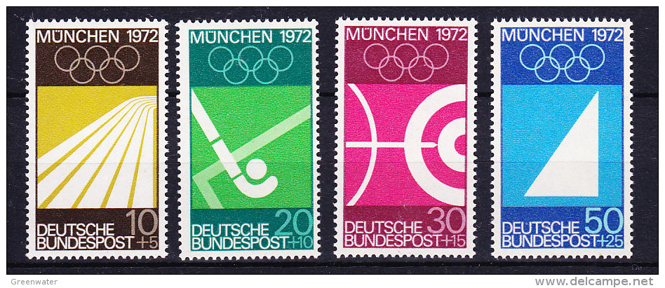 Germany 1969 Olympic Games München 4v ** Mnh (17154) - Ongebruikt