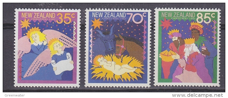 New Zealand 1987 Christmas 3v ** Mnh (17160) - Ungebraucht